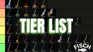 Rods Tier List in Fisch.