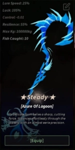 Fisch Azure of Lagoon Rod.