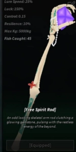 Fisch Free Spirit Rod.