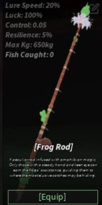 Fisch Frog Rod.